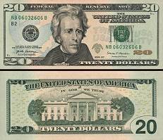 *20 dolárov USA 2017 F Jackson P546aF UNC Atlanta, Georgia - Kliknutím na obrázok zatvorte -